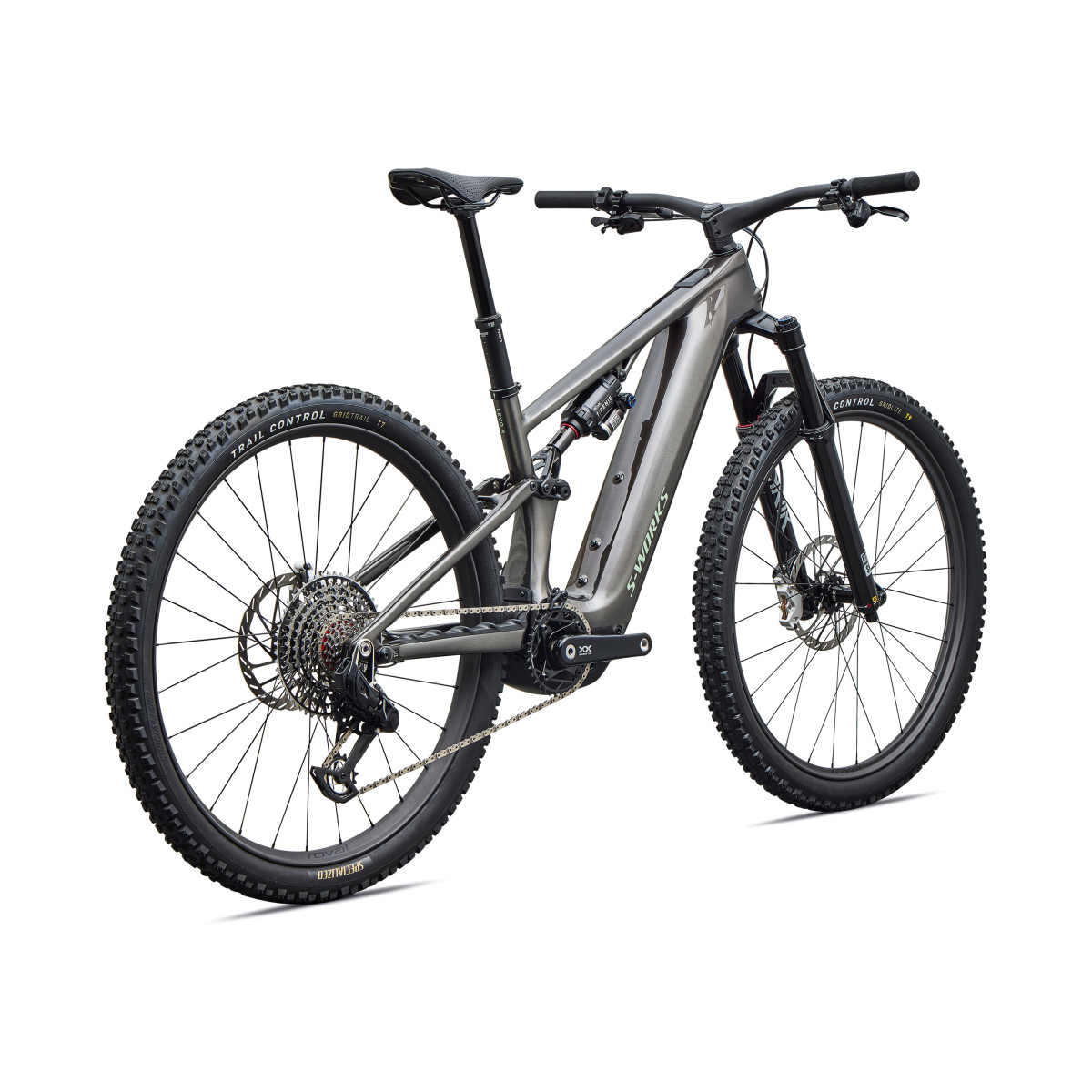 S-Works Turbo Levo R E-Bike | Gloss Warm Smoke - Pistachio