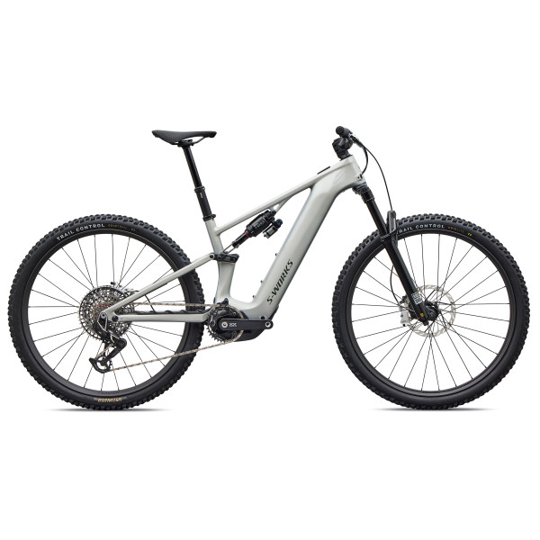 S-Works Turbo Levo R E-Bike | Gloss Dolomite - Viavi Silver Green Pear