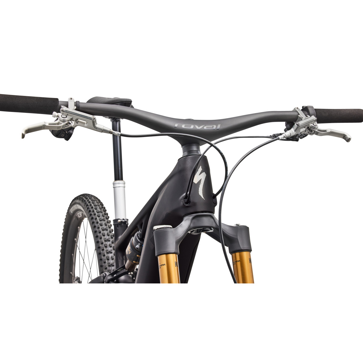 S-Works Turbo Levo R Ultralight E-Bike | Satin Carbon - Silver Foil