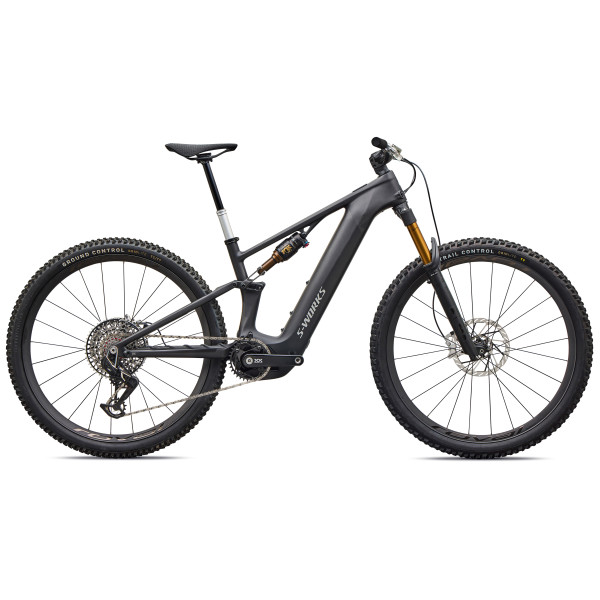 S-Works Turbo Levo R Ultralight E-Bike | Satin Carbon - Silver Foil