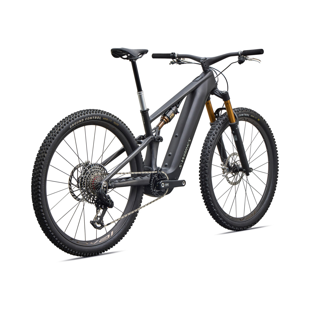 S-Works Turbo Levo R Ultralight E-Bike | Satin Carbon - Silver Foil