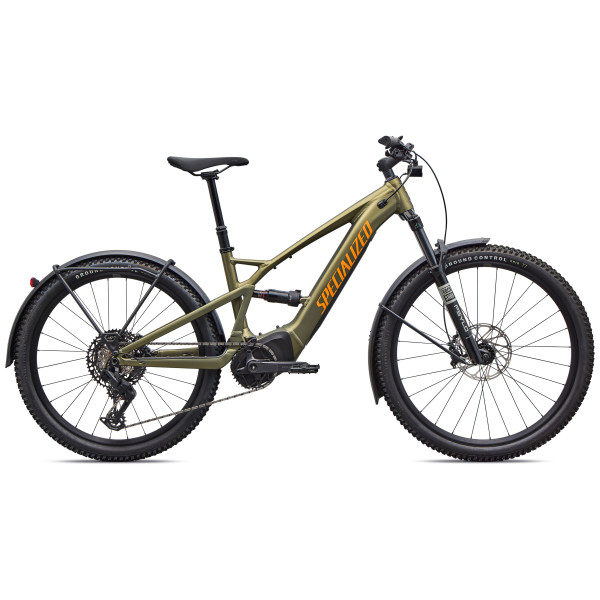 Specialized Turbo Tero X 5.0 elektrinis dviratis | 29/27.5" | Satin Laurel Green Metallic - Orange Zest