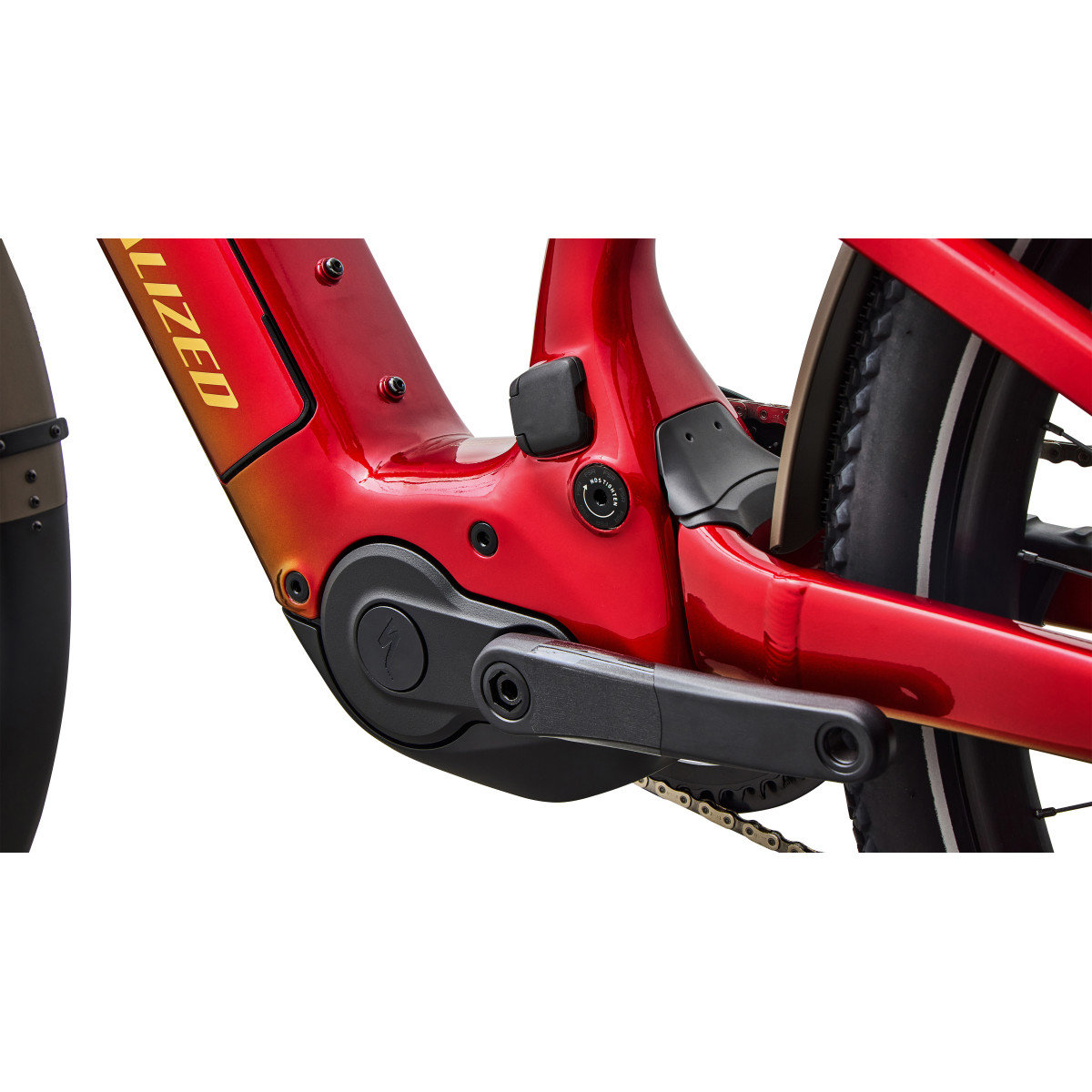Specialized Turbo Vado 3 X 6.0 elektrinis dviratis | Gloss Ruby Metallic - Gloss Gold Foil