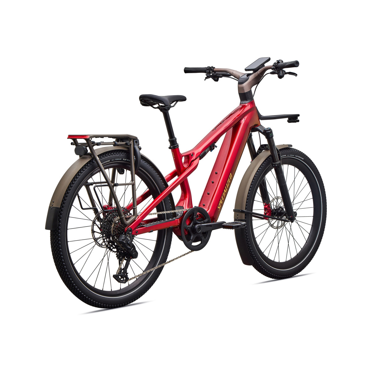 Specialized Turbo Vado 3 X 6.0 elektrinis dviratis | Gloss Ruby Metallic - Gloss Gold Foil