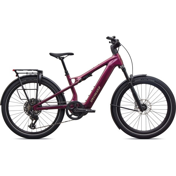 Specialized Turbo Vado 3 X 5.0 E-Bike | Gloss Bordeaux Metallic - Sandstone Metallic