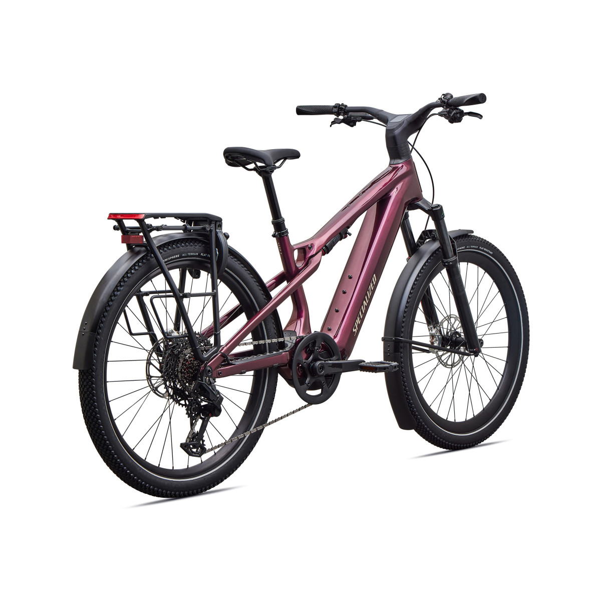 Specialized Turbo Vado 3 X 5.0 E-Bike | Gloss Bordeaux Metallic - Sandstone Metallic