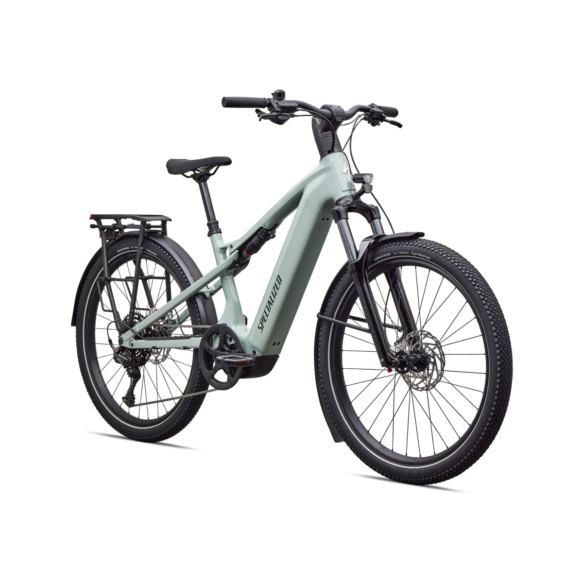Specialized Turbo Vado 3 X 4.0 E-Bike | Gloss Agave Grey - Oak Green Metallic