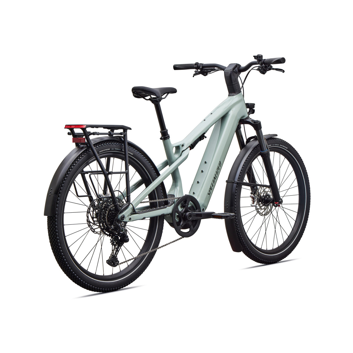 Specialized Turbo Vado 3 X 4.0 E-Bike | Gloss Agave Grey - Oak Green Metallic