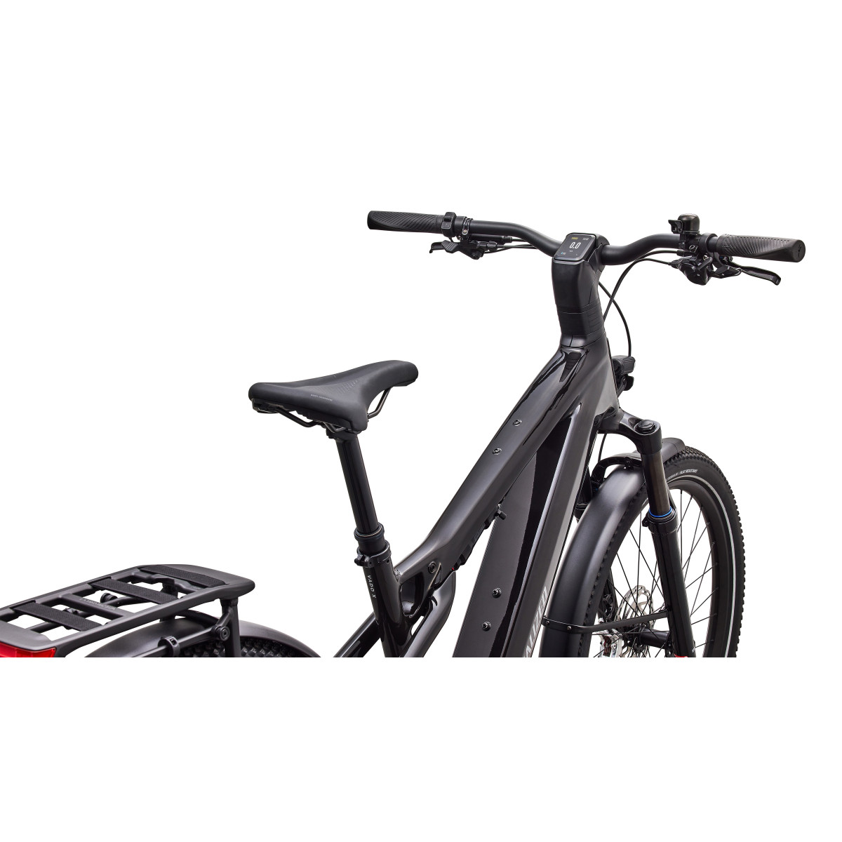 Specialized Turbo Vado 3 X 4.0 elektrinis dviratis | Gloss Obsidian - Satin Silver Dust Frost