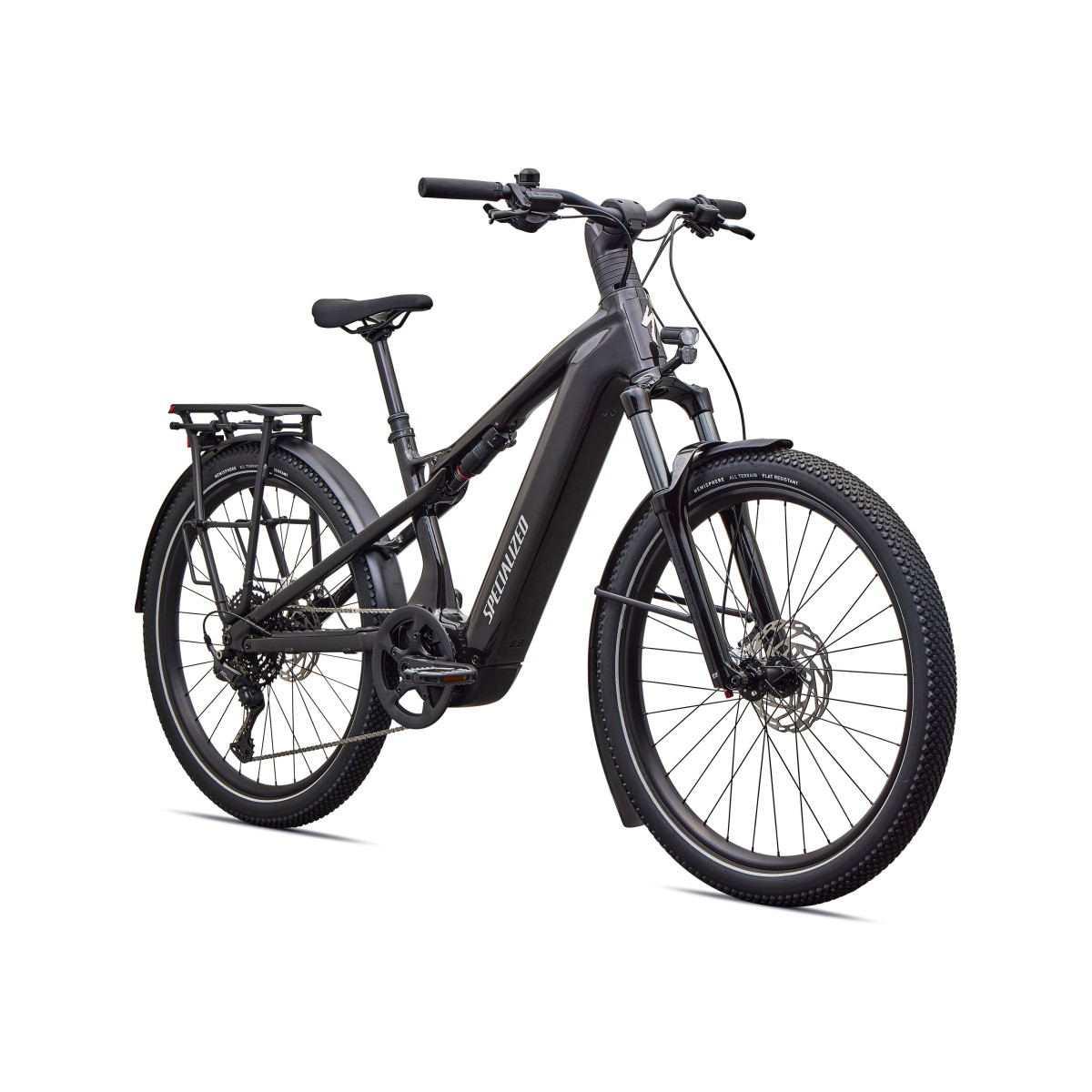 Specialized Turbo Vado 3 X 4.0 elektrinis dviratis | Gloss Obsidian - Satin Silver Dust Frost