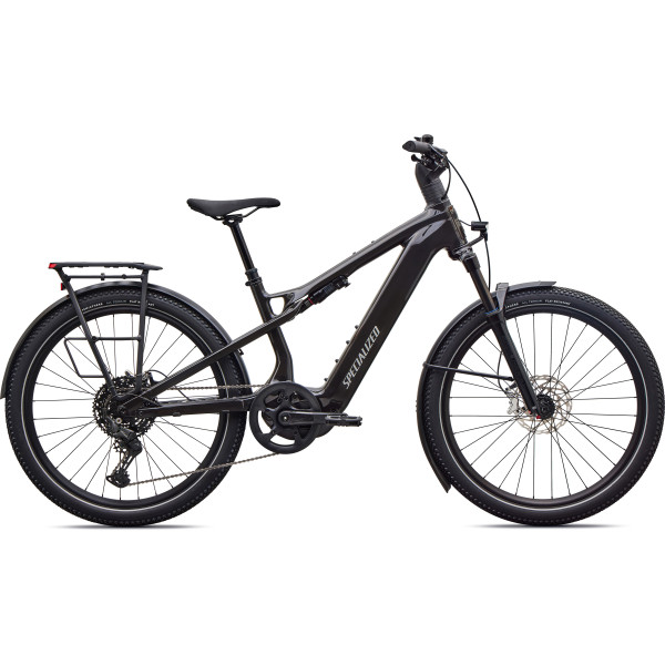 Specialized Turbo Vado 3 X 4.0 elektrinis dviratis | Gloss Obsidian - Satin Silver Dust Frost