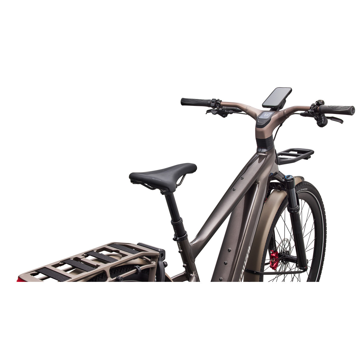 Specialized Turbo Vado 3 6.0 elektrinis dviratis | Gloss Warm Smoke Metallic - Satin Brushed Chrome