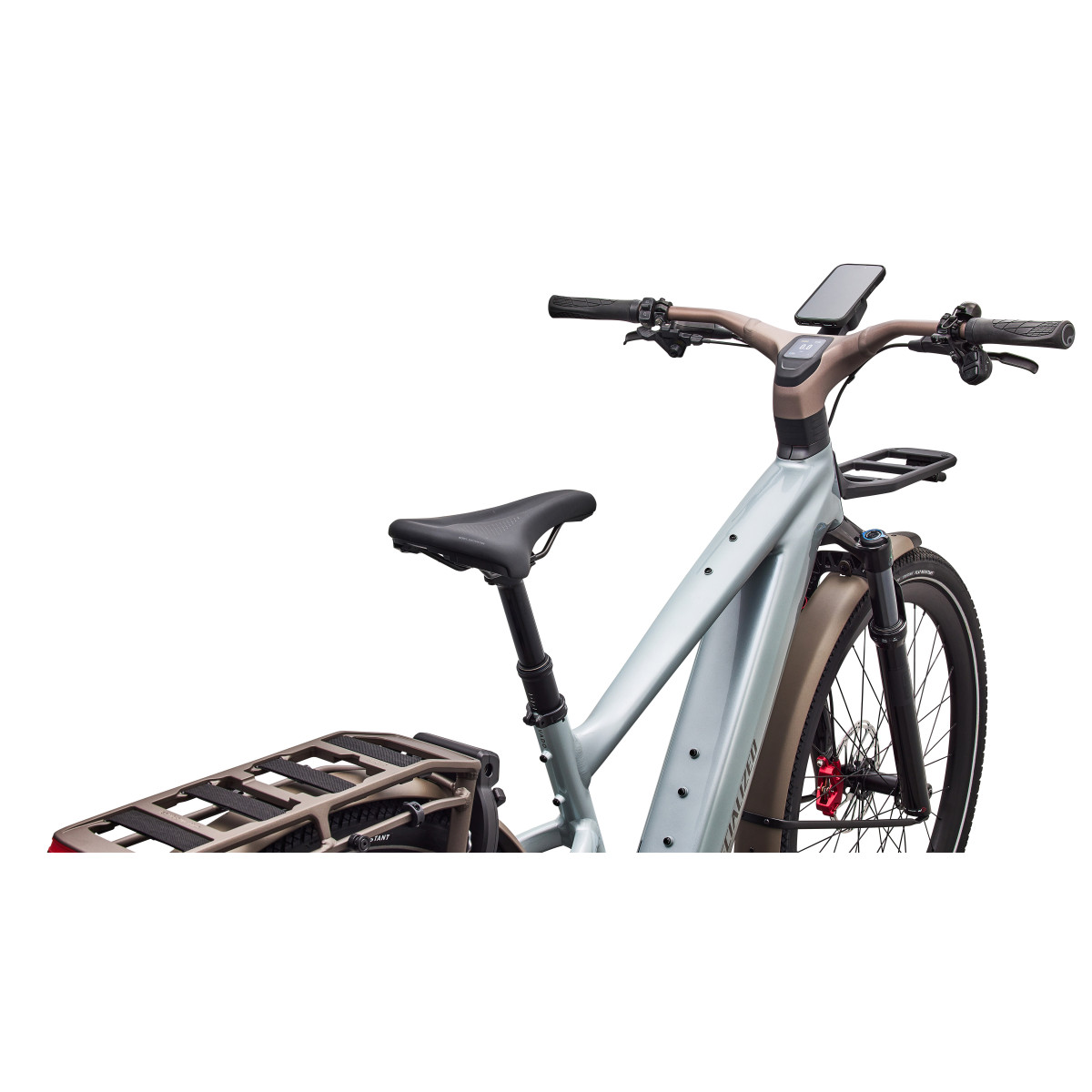 Specialized Turbo Vado 3 6.0 elektrinis dviratis | Gloss Agave Grey - Black Pearl