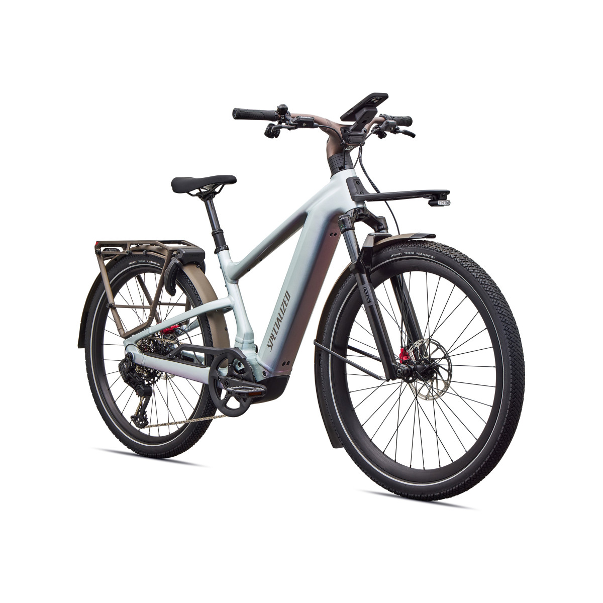 Specialized Turbo Vado 3 6.0 elektrinis dviratis | Gloss Agave Grey - Black Pearl