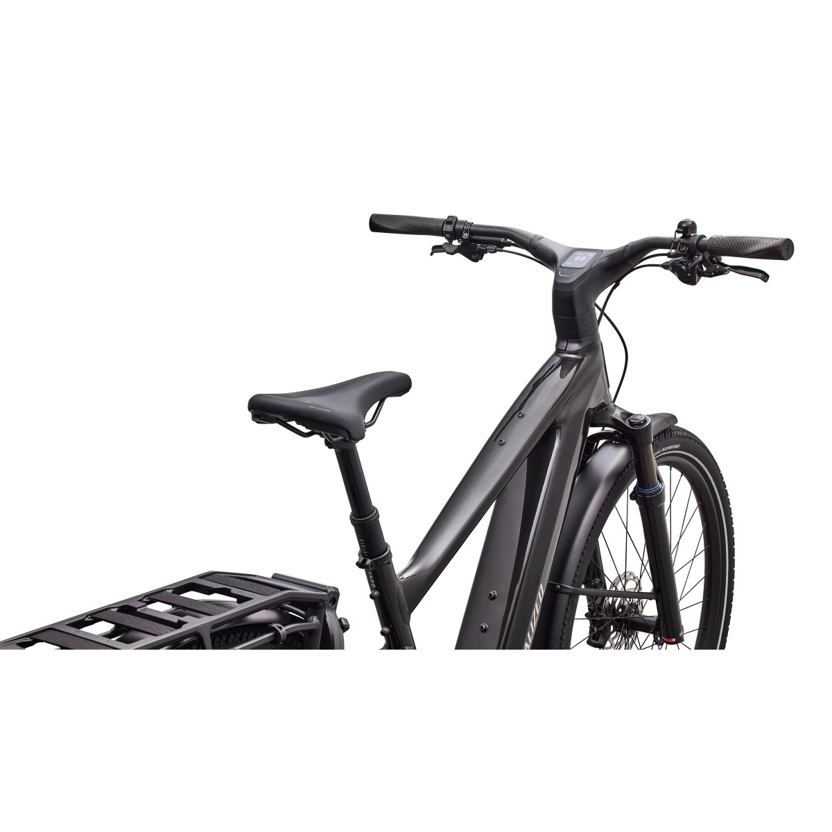 Specialized Turbo Vado 3 5.0 elektrinis dviratis | Gloss Metallic Obsidian - Dolomite Metallic