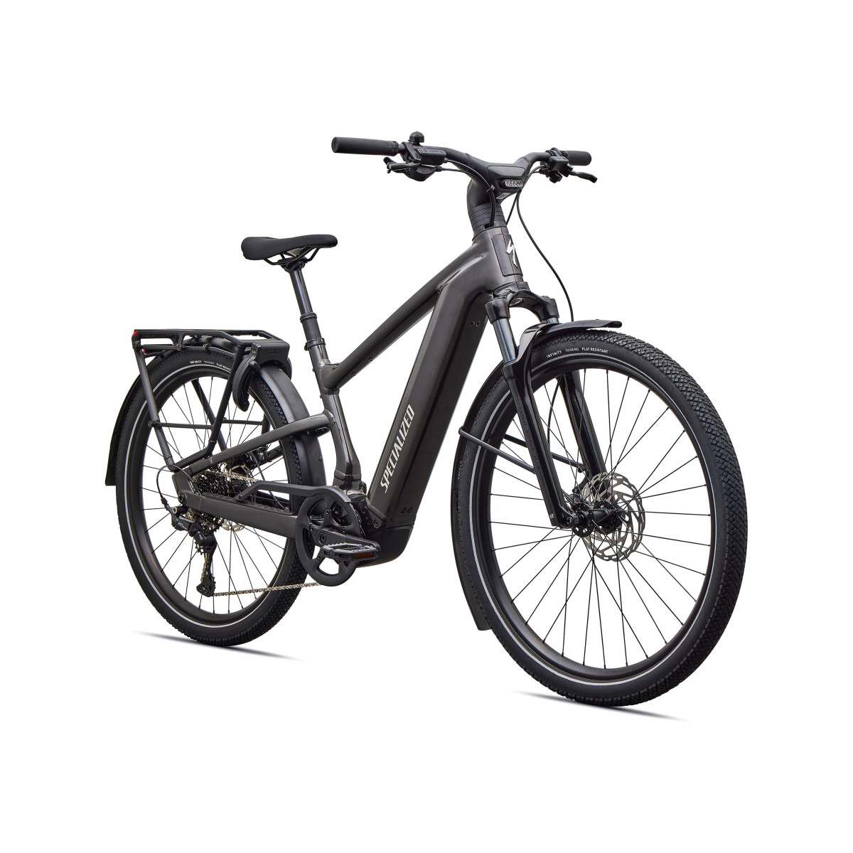 Specialized Turbo Vado 3 5.0 elektrinis dviratis | Gloss Metallic Obsidian - Dolomite Metallic