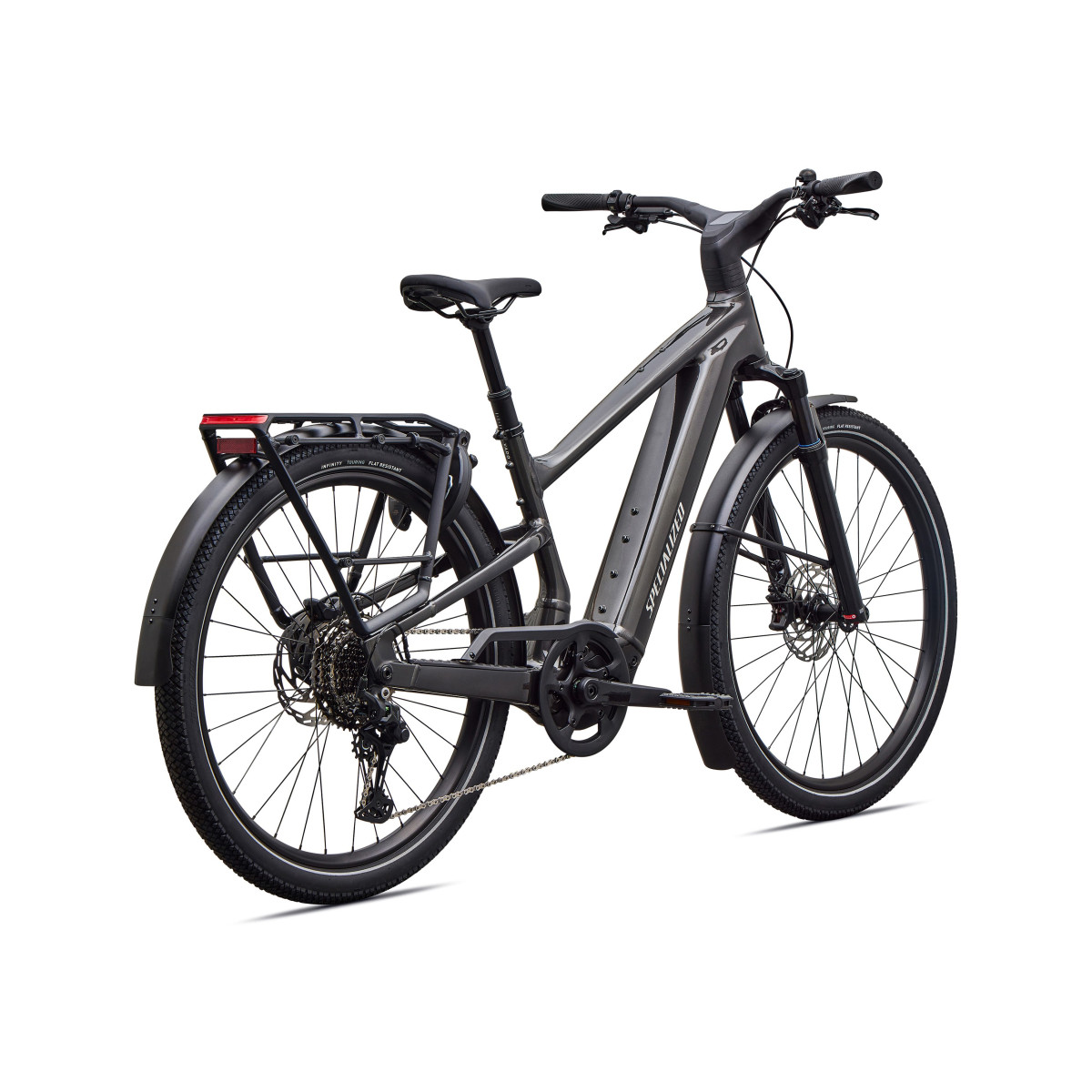 Specialized Turbo Vado 3 5.0 elektrinis dviratis | Gloss Metallic Obsidian - Dolomite Metallic