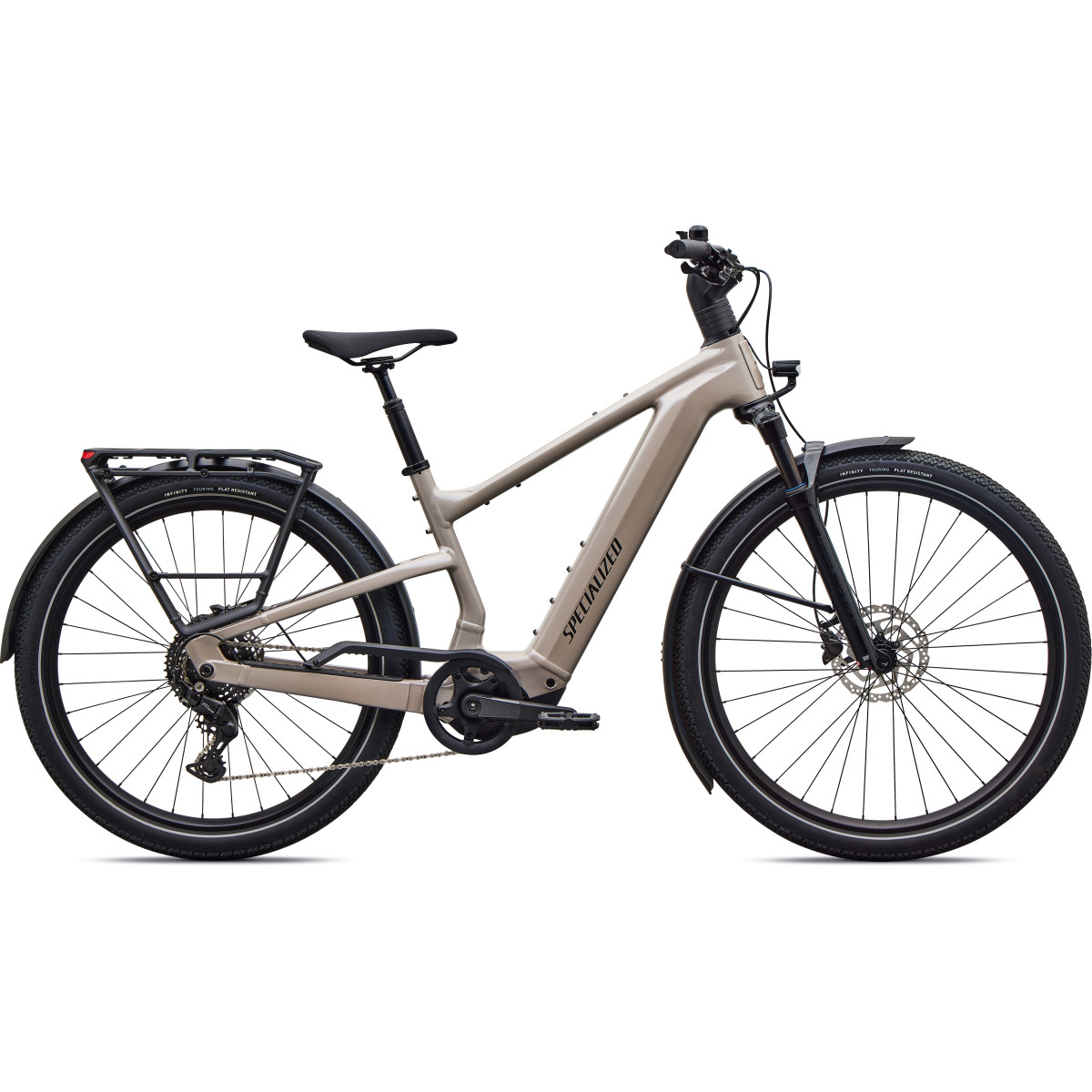 Specialized Turbo Vado 3 4.0 elektrinis dviratis | Gloss Sandstone Metallic - Warm Smoke Metallic