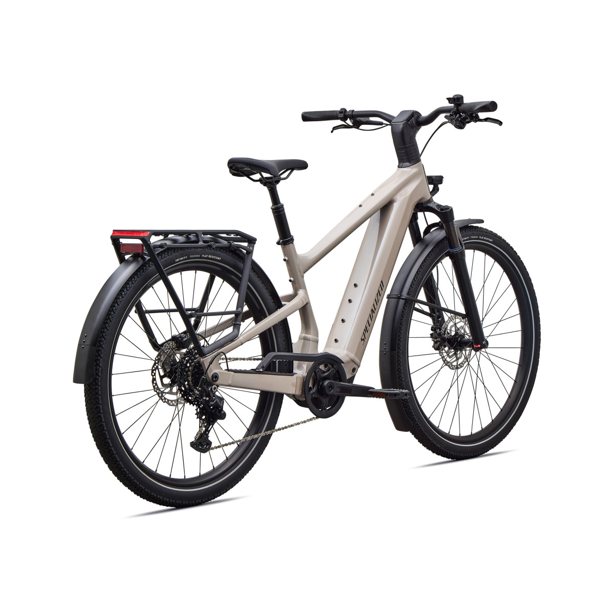 Specialized Turbo Vado 3 4.0 elektrinis dviratis | Gloss Sandstone Metallic - Warm Smoke Metallic