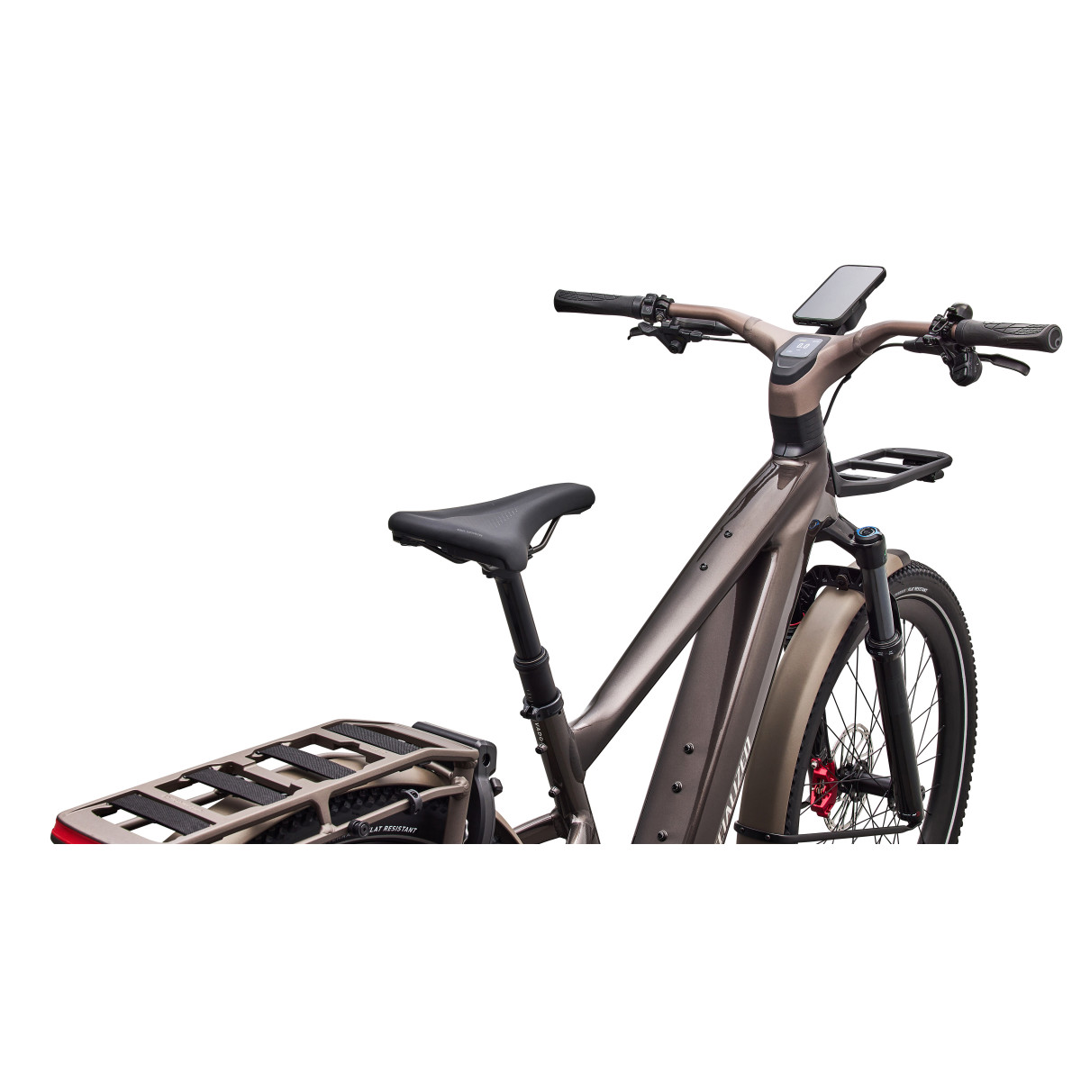 Specialized Turbo Vado 3 EVO 6.0 elektrinis dviratis | Gloss Warm Smoke Metallic - Satin Brushed Chrome