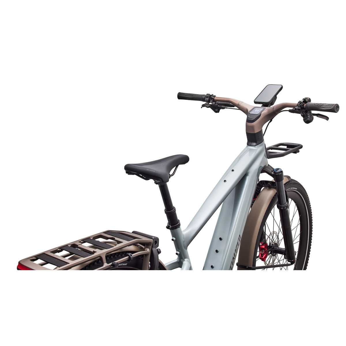 Specialized Turbo Vado 3 EVO 6.0 elektrinis dviratis | Gloss Agave Grey - Black Pearl