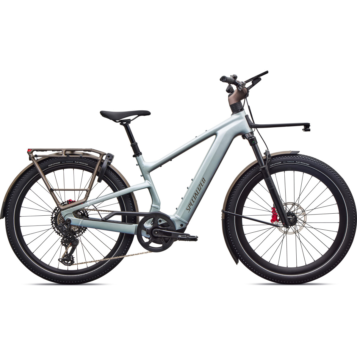 Specialized Turbo Vado 3 EVO 6.0 elektrinis dviratis | Gloss Agave Grey - Black Pearl