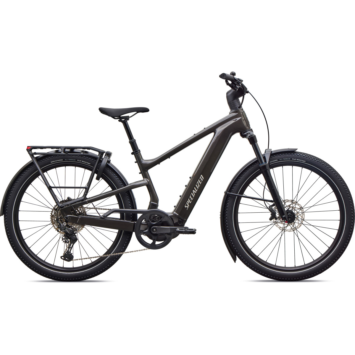 Specialized Turbo Vado 3 EVO 5.0 E-Bike | Gloss Metallic Obsidian - Dolomite Metallic