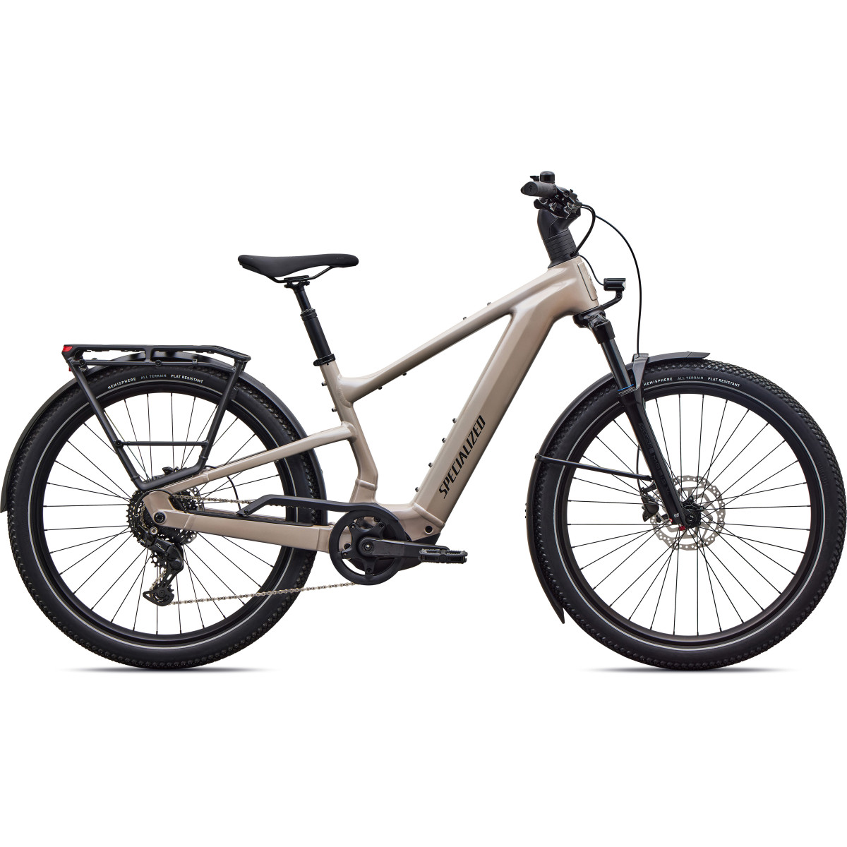 Specialized Turbo Vado 3 EVO 4.0 elektrinis dviratis | Gloss Sandstone Metallic - Warm Smoke Metallic