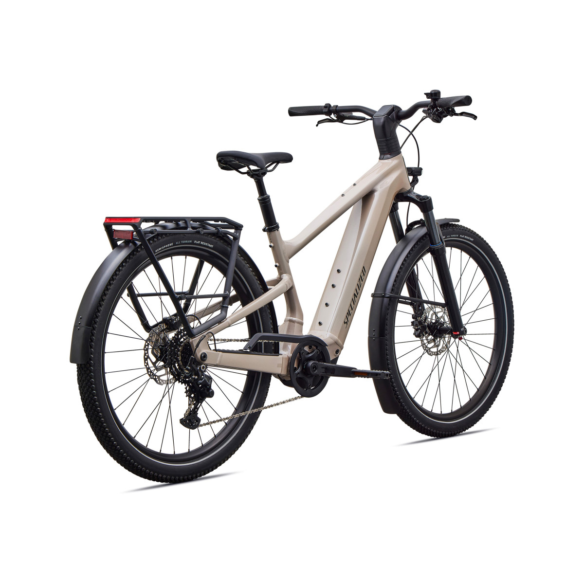 Specialized Turbo Vado 3 EVO 4.0 elektrinis dviratis | Gloss Sandstone Metallic - Warm Smoke Metallic