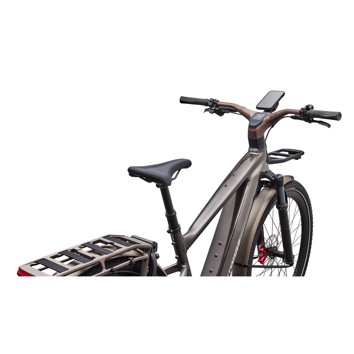 Specialized Turbo Vado 3 6.0 IGH E-Bike | Gloss Warm Smoke Metallic - Satin Brushed Chrome