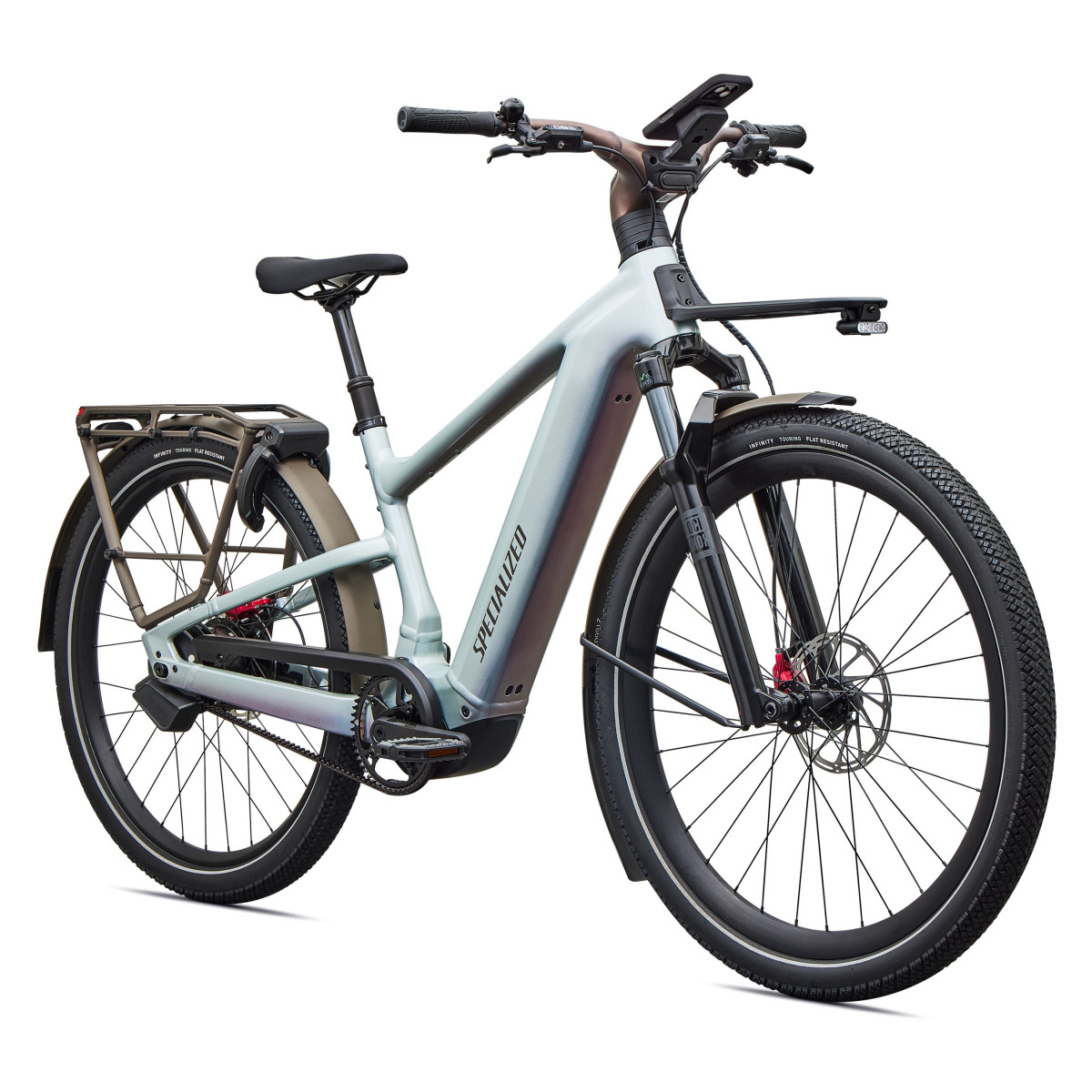 Specialized Turbo Vado 3 6.0 IGH elektrinis dviratis | Gloss Agave Grey - Black Pearl