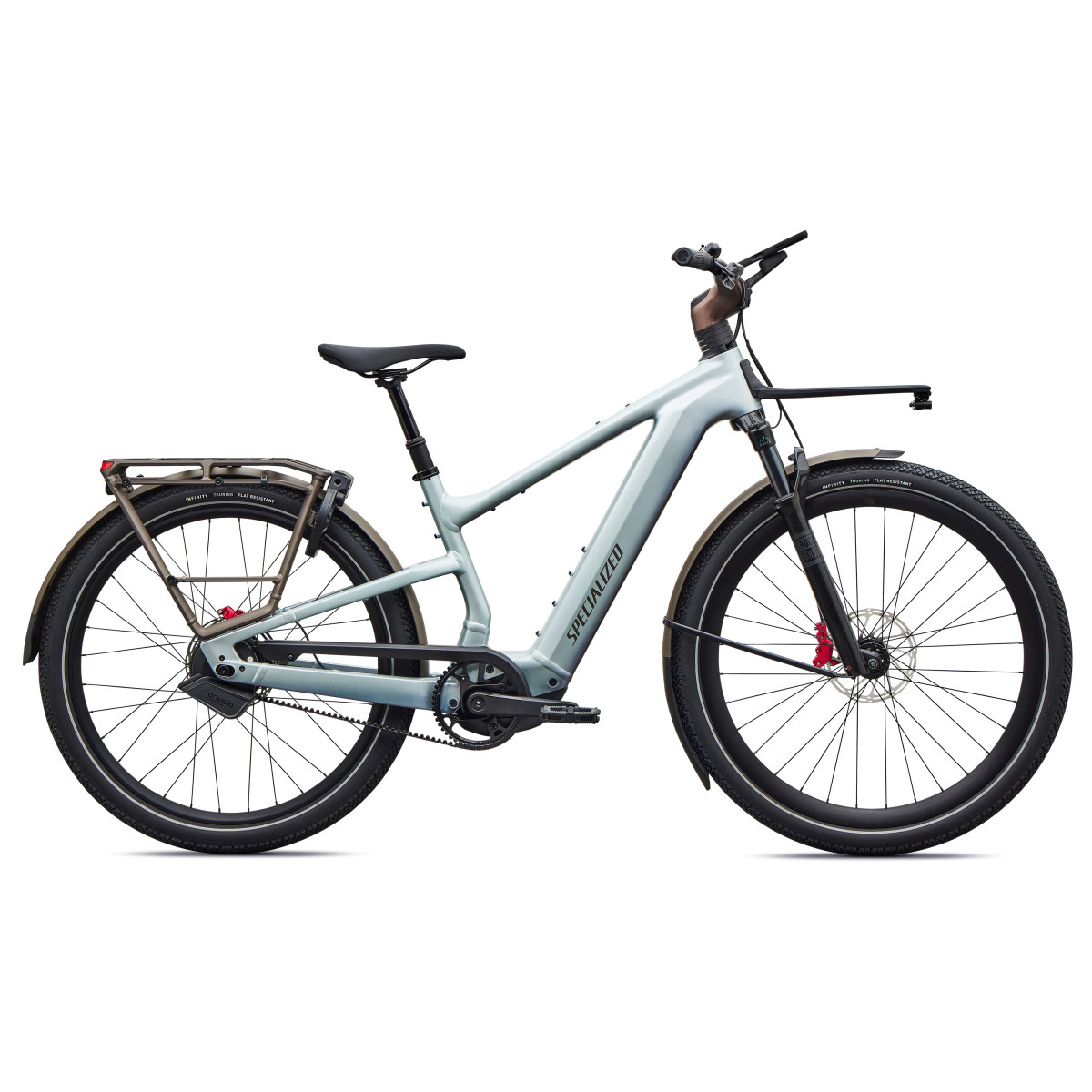 Specialized Turbo Vado 3 6.0 IGH elektrinis dviratis | Gloss Agave Grey - Black Pearl