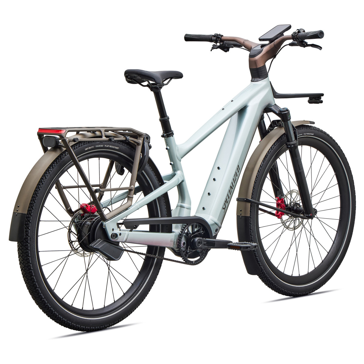 Specialized Turbo Vado 3 6.0 IGH elektrinis dviratis | Gloss Agave Grey - Black Pearl