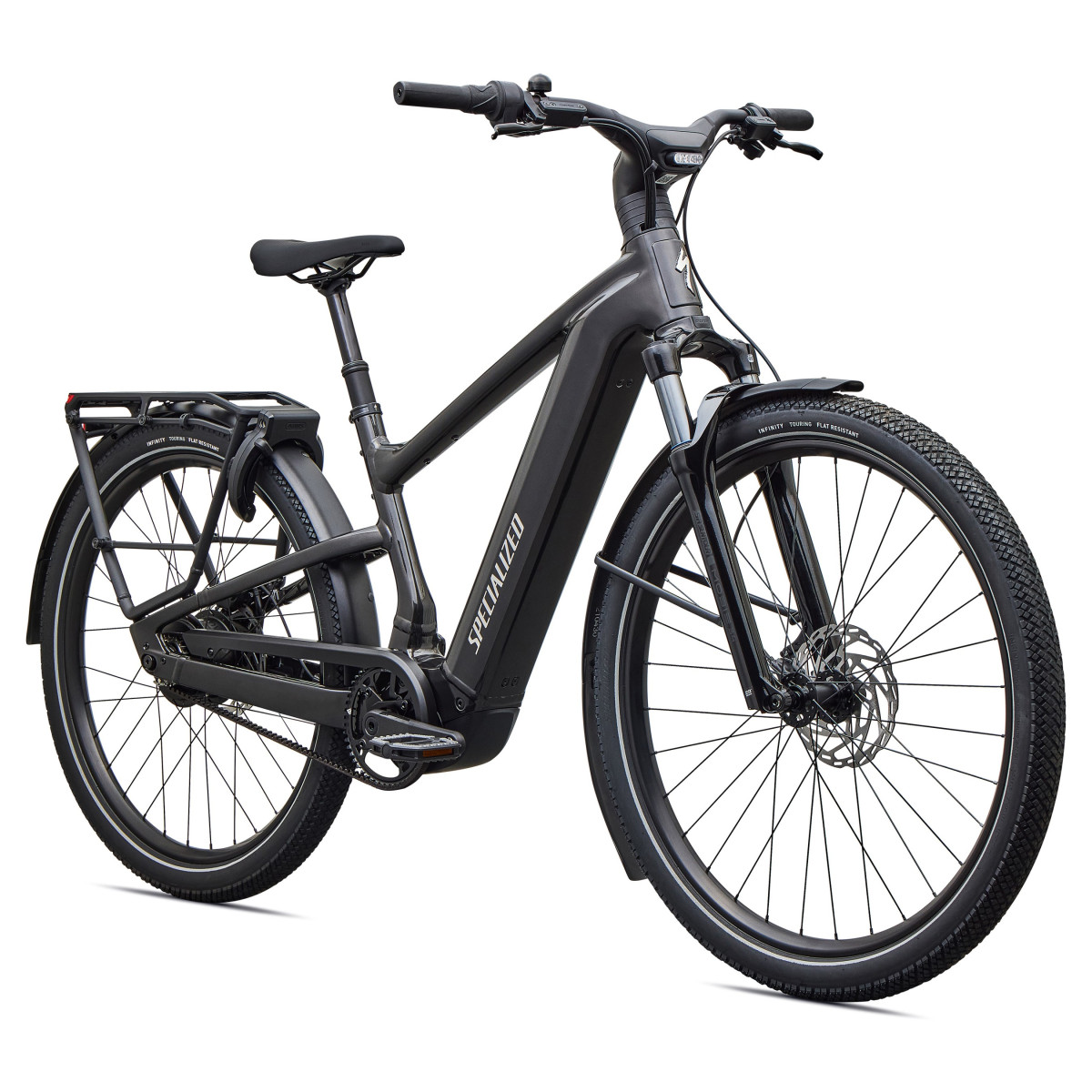 Specialized Turbo Vado 3 5.0 IGH elektrinis dviratis | Gloss Metallic Obsidian - Dolomite Metallic
