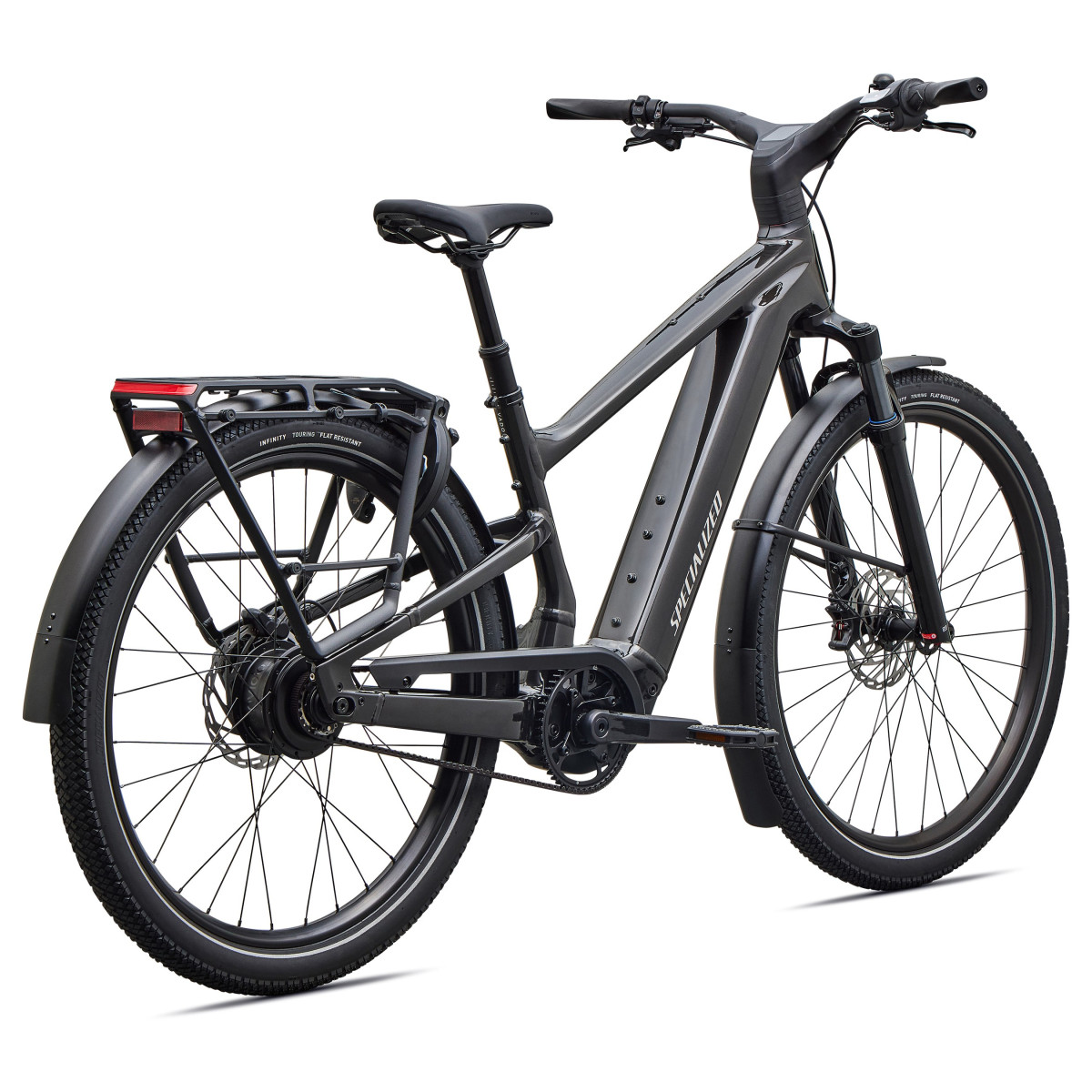 Specialized Turbo Vado 3 5.0 IGH elektrinis dviratis | Gloss Metallic Obsidian - Dolomite Metallic