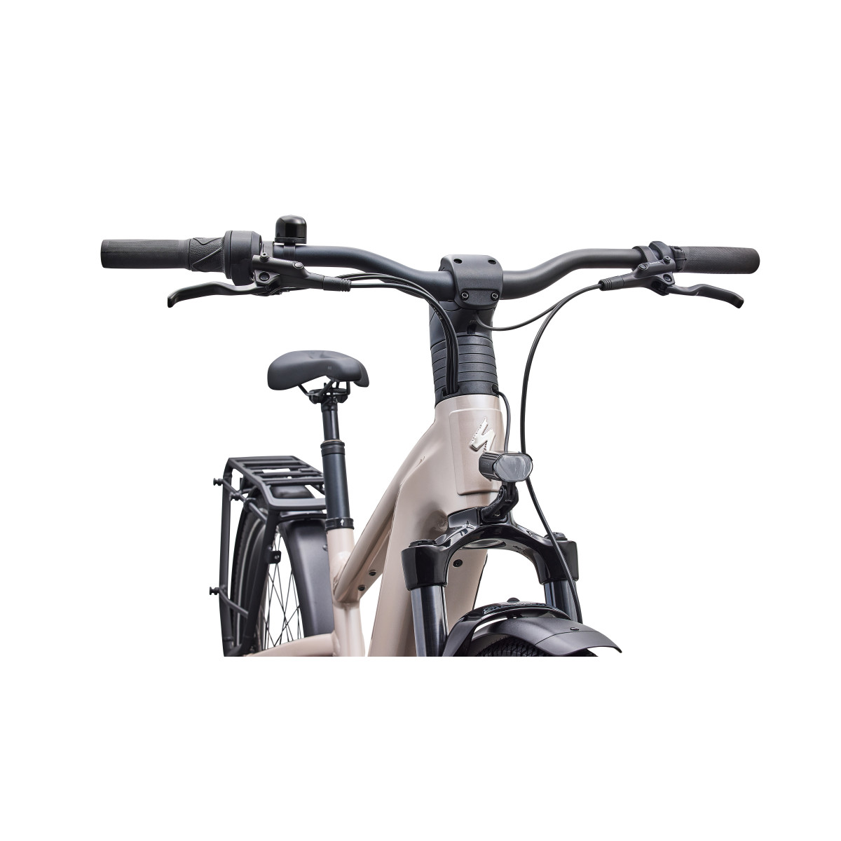 Specialized Turbo Vado 3 4.0 IGH elektrinis dviratis | Gloss Sandstone Metallic - Warm Smoke Metallic