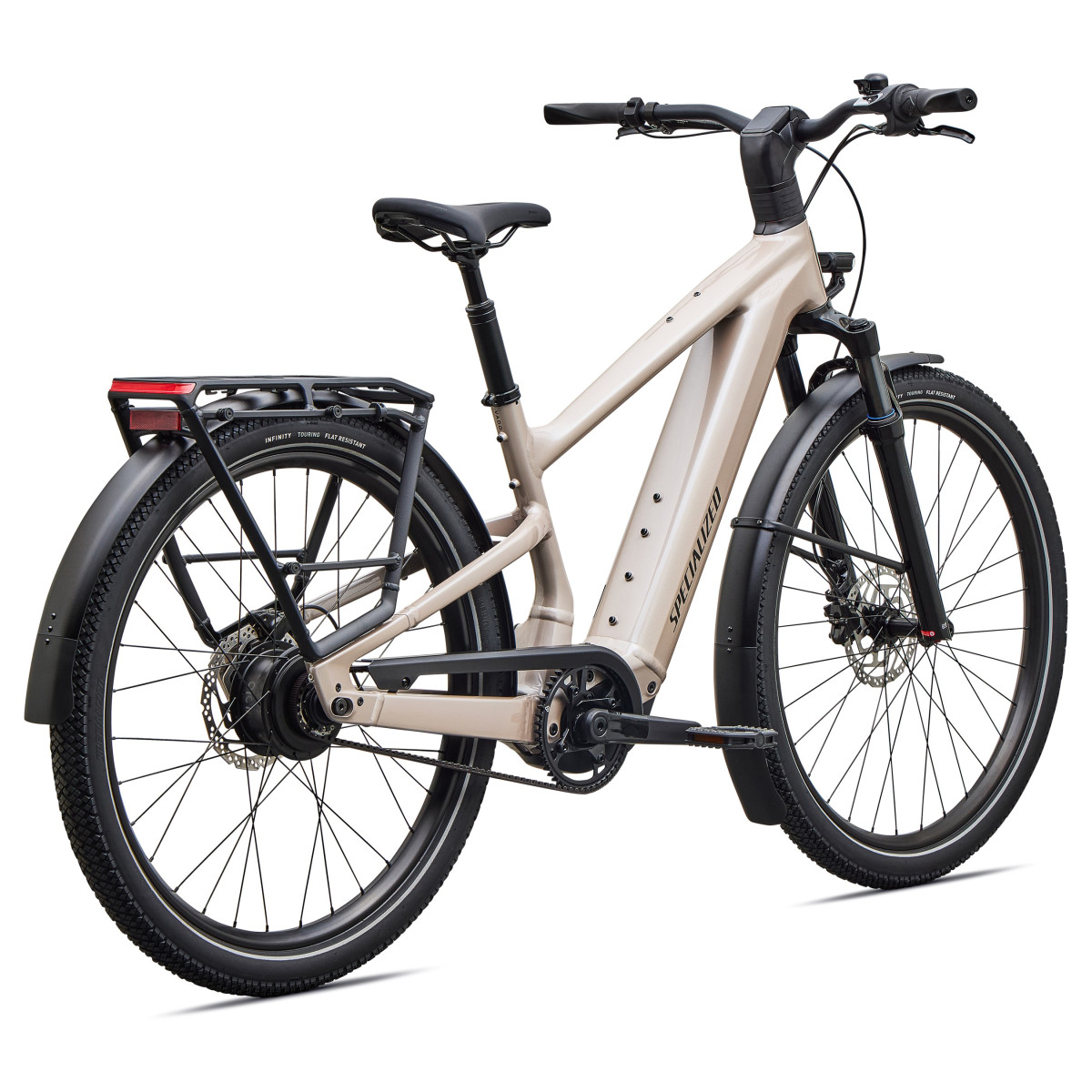 Specialized Turbo Vado 3 4.0 IGH elektrinis dviratis | Gloss Sandstone Metallic - Warm Smoke Metallic