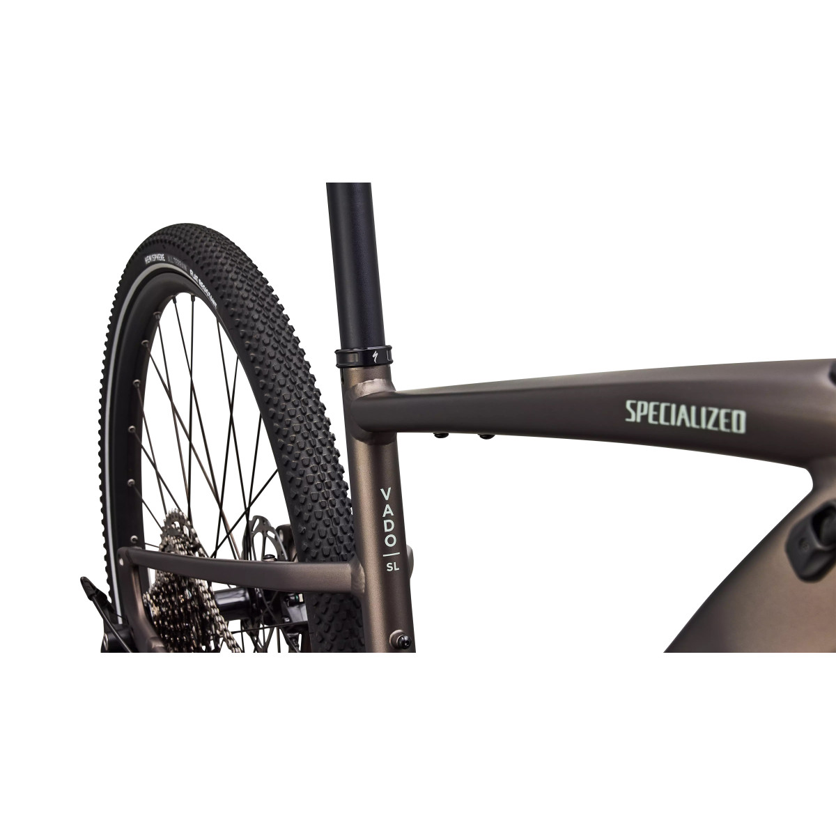 Specialized Turbo Vado SL 2 4.0 elektrinis dviratis | Satin Gun Metal - Agave Grey Frost Reflective