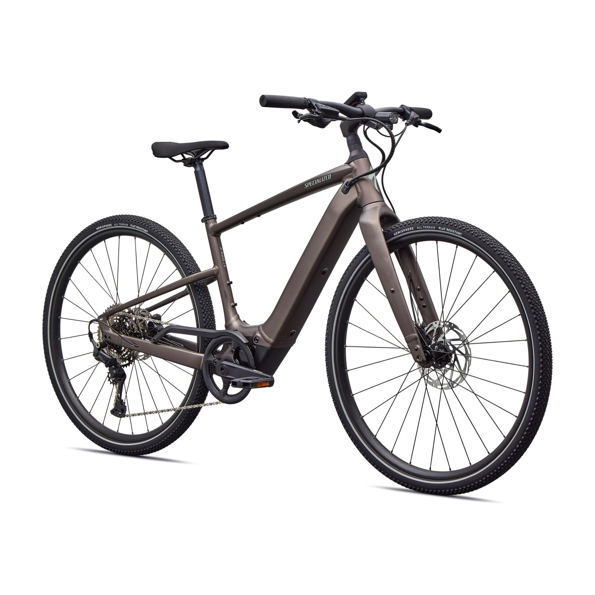 Specialized Turbo Vado SL 2 4.0 elektrinis dviratis | Satin Gun Metal - Agave Grey Frost Reflective