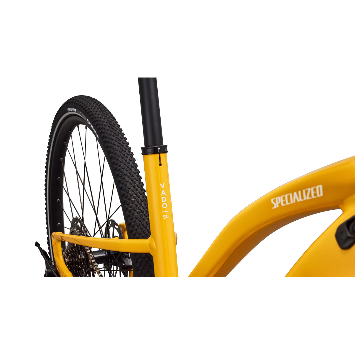 Specialized Turbo Vado SL 2 4.0 Step-Through elektrinis dviratis | Gloss Brassy Yellow - Metallic White Silver Frost Reflective