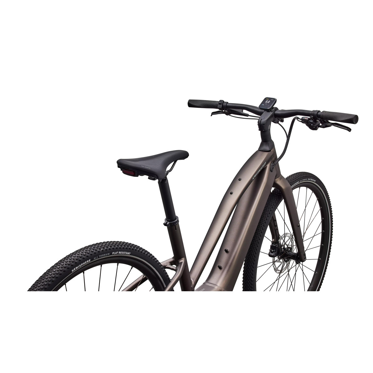 Specialized Turbo Vado SL 2 4.0 Step-Through elektrinis dviratis | Satin Gun Metal - Agave Grey Frost Reflective