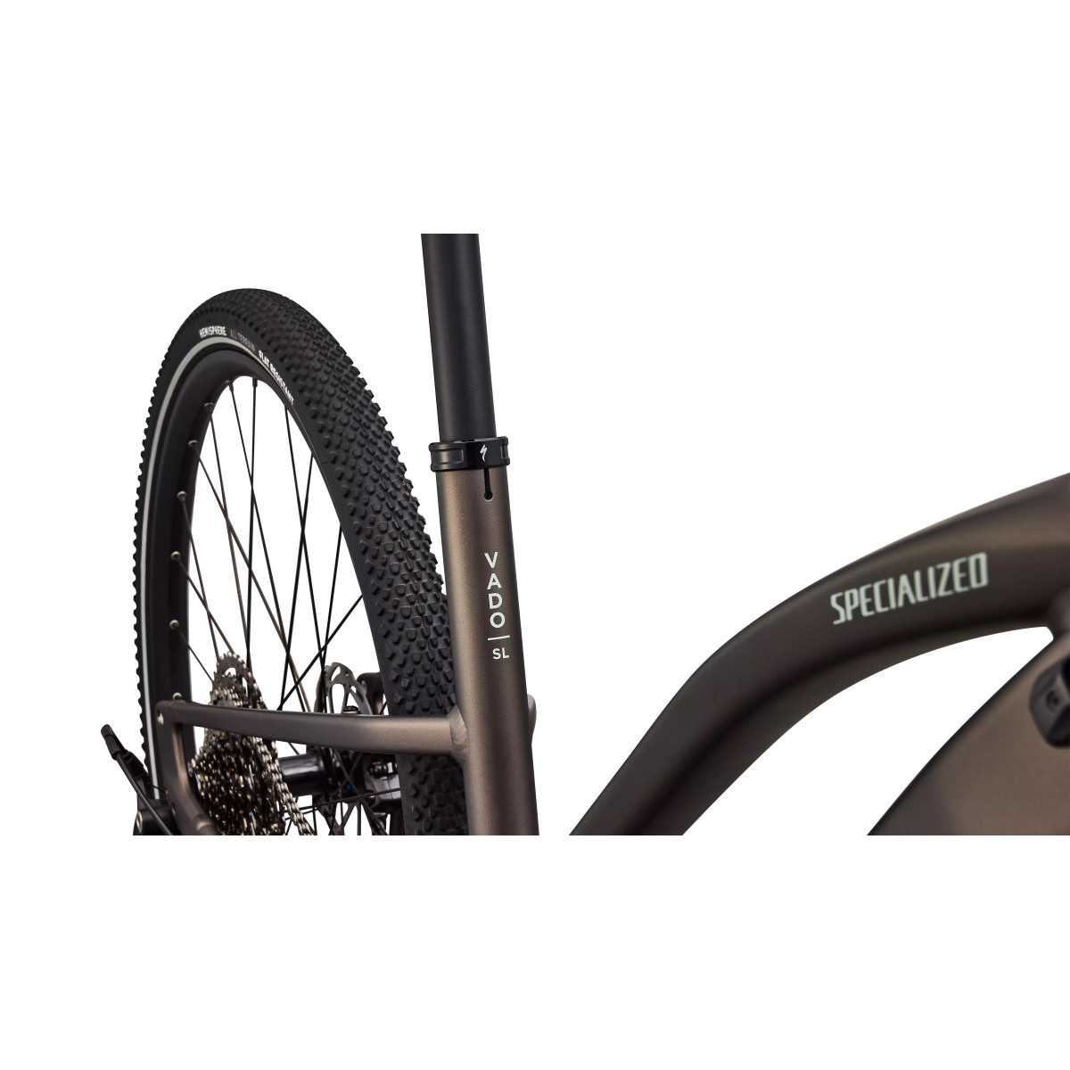 Specialized Turbo Vado SL 2 4.0 Step-Through elektrinis dviratis | Satin Gun Metal - Agave Grey Frost Reflective