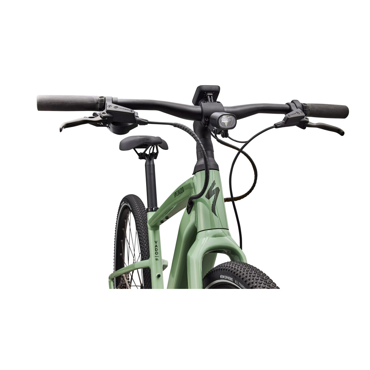 Specialized Turbo Vado SL 2 4.0 elektrinis dviratis | Gloss Pistachio - Oak Green Metallic Frost Reflective