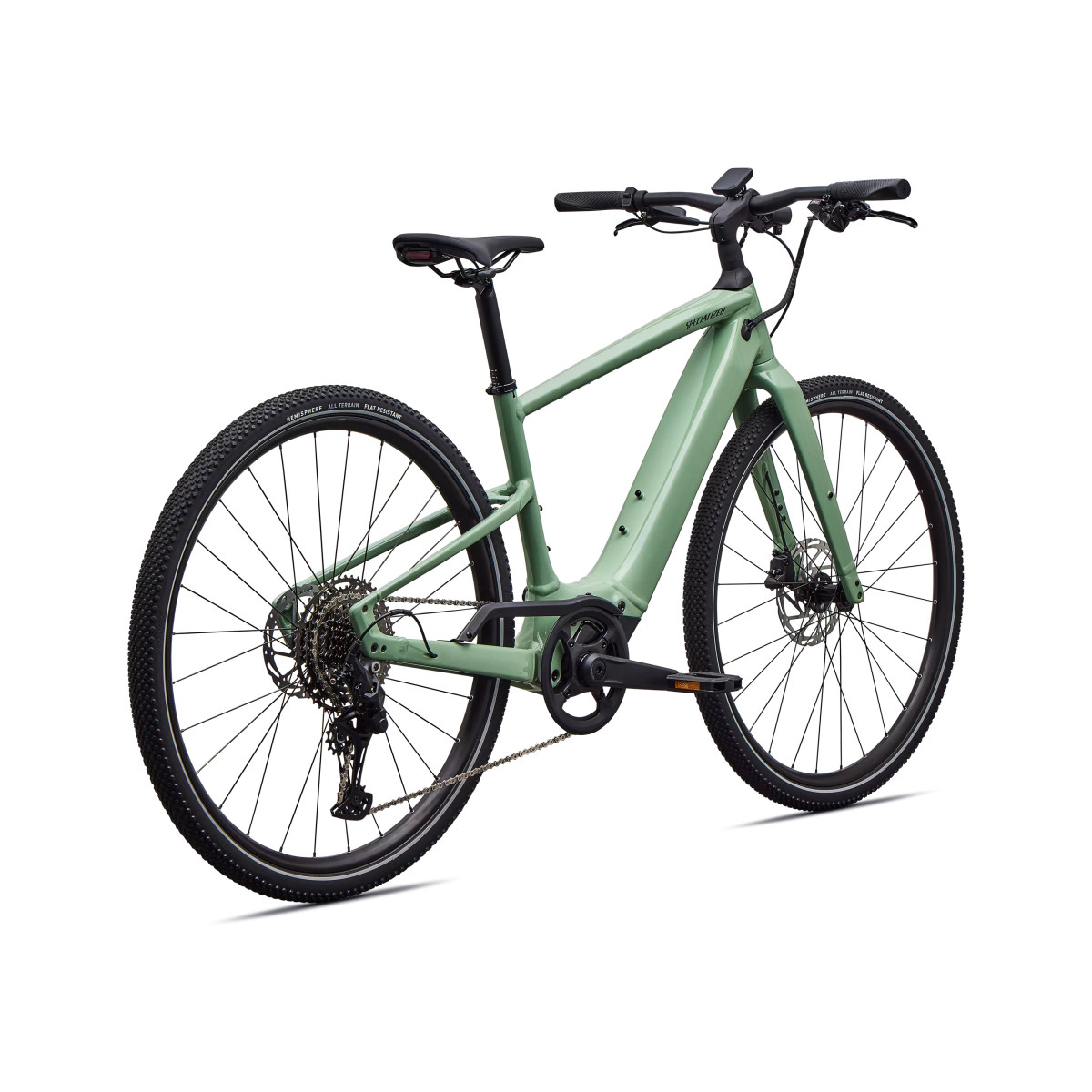Specialized Turbo Vado SL 2 4.0 elektrinis dviratis | Gloss Pistachio - Oak Green Metallic Frost Reflective