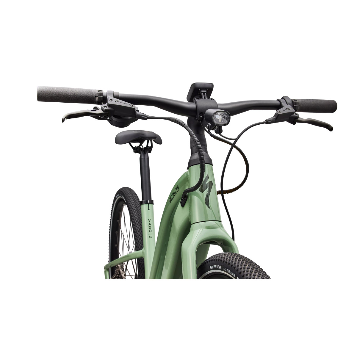 Specialized Turbo Vado SL 2 4.0 Step-Through elektrinis dviratis | Gloss Pistachio - Oak Green Metallic Frost Reflective