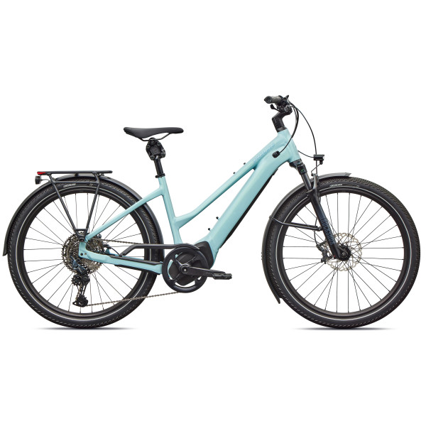 Specialized Turbo Vado 5.0 Step-Through E-Bike | Gloss Seafoam - Lapis Pearl