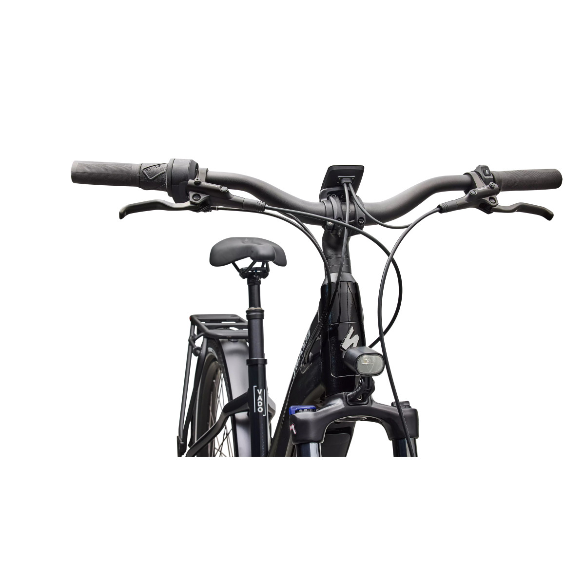 Specialized Turbo Vado 4.0 IGH Step-Through elektrinis dviratis | Gloss Castblack - Satin Silver Reflective