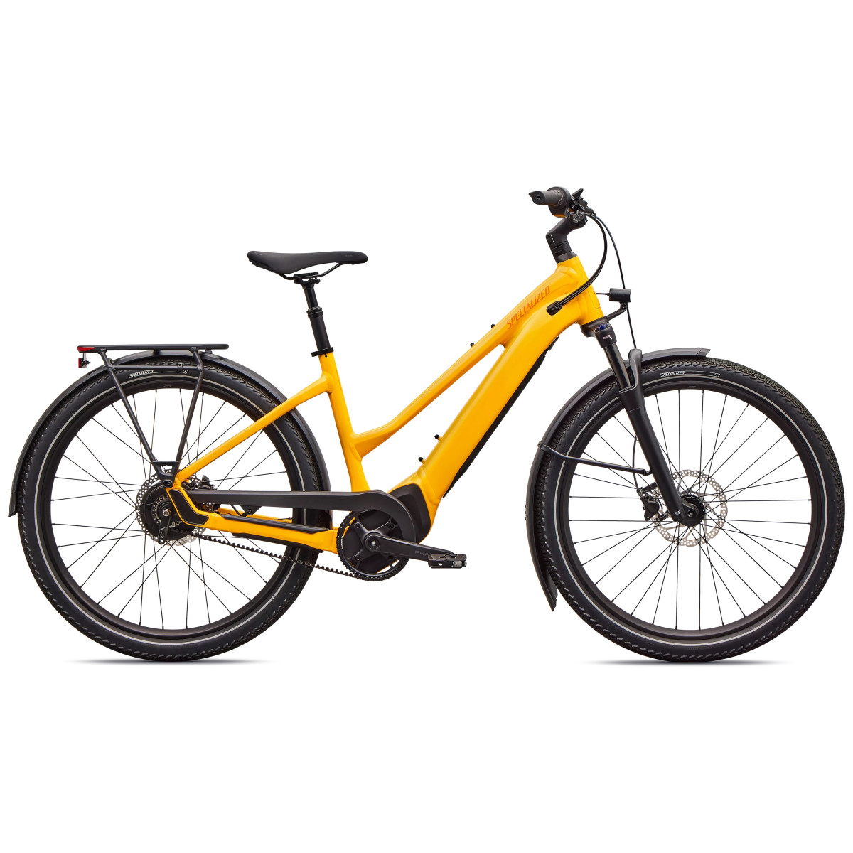 Specialized Turbo Vado 4.0 IGH Step-Through E-Bike | Gloss California Sunshine - Orange Zest