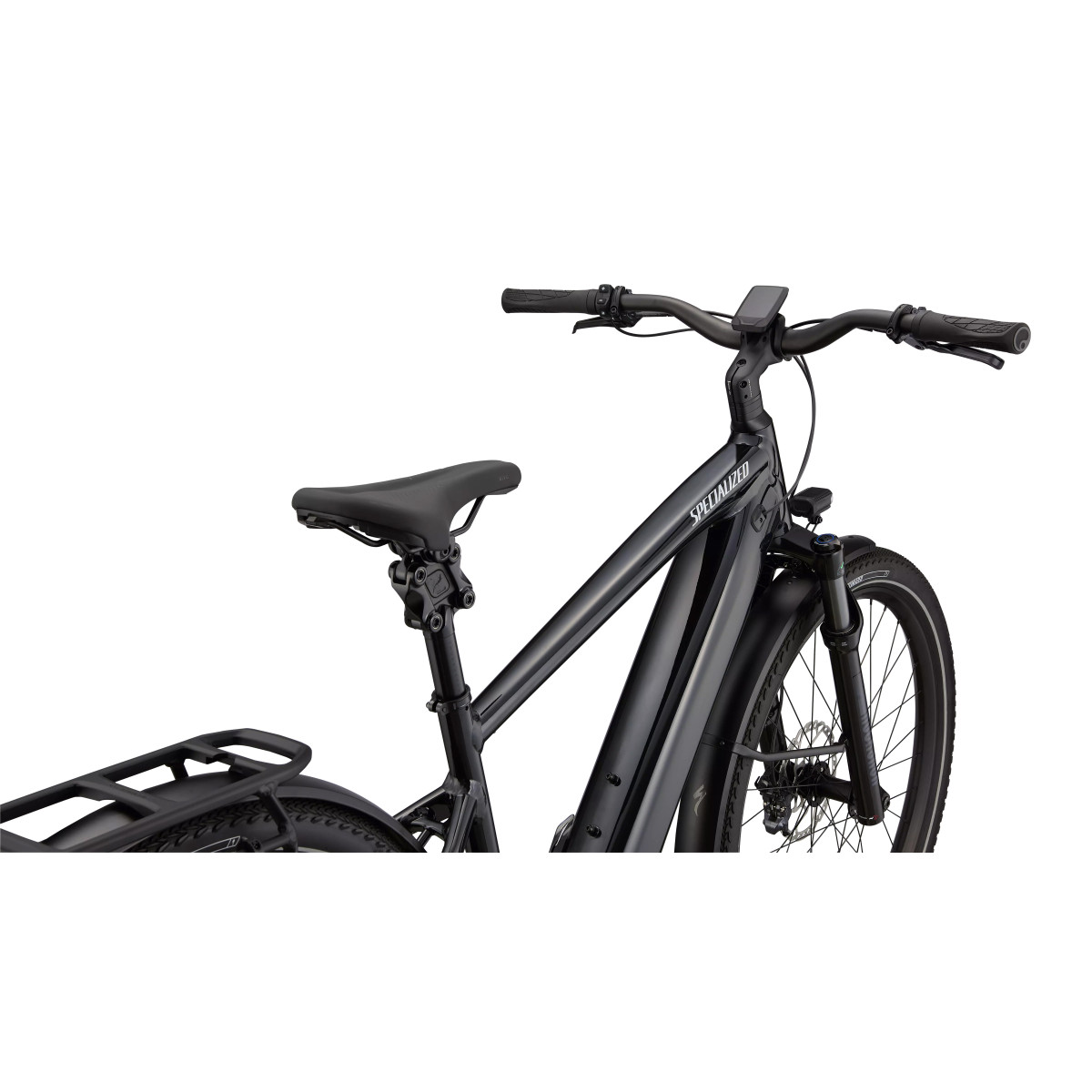 Specialized Turbo Vado 5.0 IGH elektrinis dviratis | Gloss Castblack - Satin Silver