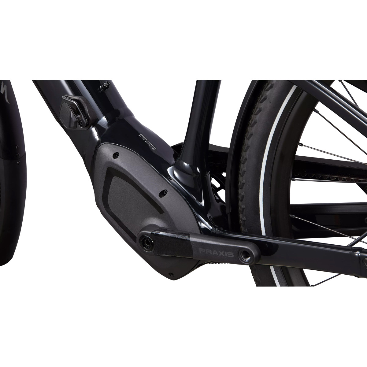 Specialized Turbo Vado 5.0 IGH elektrinis dviratis | Gloss Castblack - Satin Silver